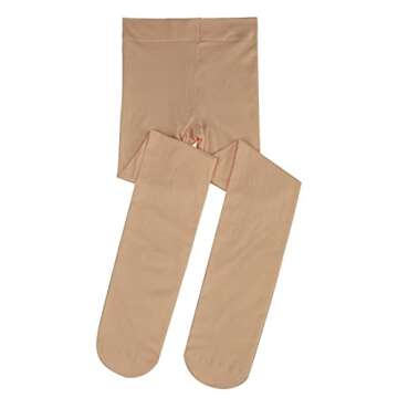 Stelle Girls' Ultra Soft Pro Dance Tight/Ballet Footed Tight(Toddler/Little Kid/Big Kid),TN,M