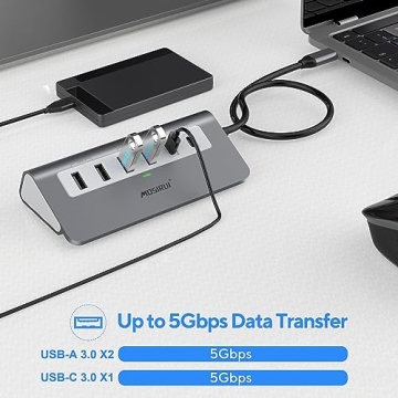 Mosirui 9-in-1 USB C Hub Multiport Adapter Docking Station
