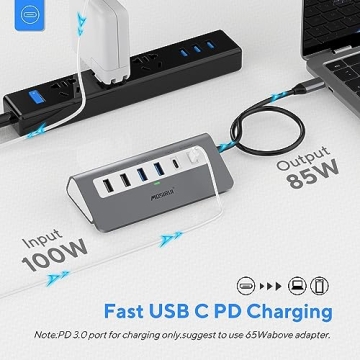 Mosirui 9-in-1 USB C Hub Multiport Adapter Docking Station