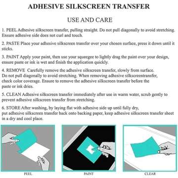 She Love Silk Screen Stencils Self Adhesive Sweet Home Mesh Transfers DIY Reusable Adhesive Stencils for Painting on Wood Chalkboard Fabric (Home Set)