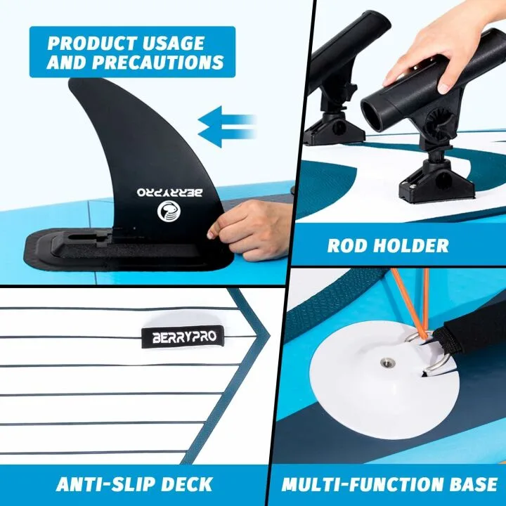 Inflatable Paddle Board for Water Sports with Accessories