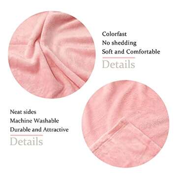 NANPIPER Fleece Blankets, Super Soft Flannel King Size Blanket for Bed, Luxury Cozy Microfiber Plush...