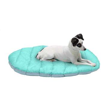 Furhaven Outdoor Travel Dog Bed for Small Dogs w/ Carry Bag, Washable & Foldable, Great for Crates &...