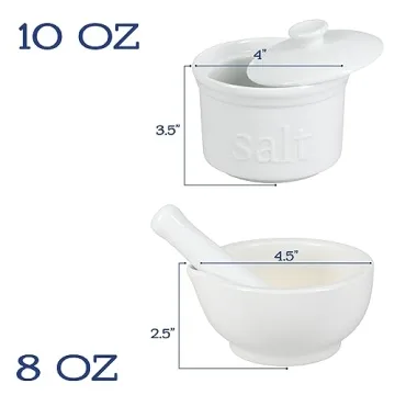 BIA Cordon Bleu Porcelain Kitchen Accessory Set of 4