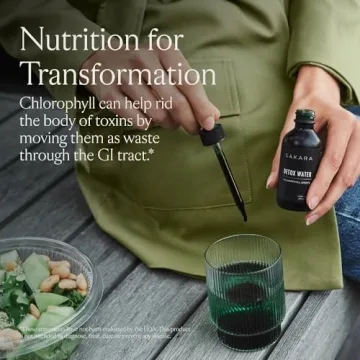SAKARA Detox Water Drops with Chlorophyll for Detox Support