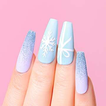 AIMEILI Soak Off Blue Gel Nail Polish Christmas Nail Color Set Of 6pcs X 10ml - Kit Set 32