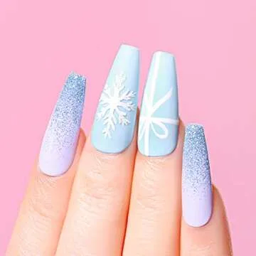 AIMEILI Soak Off Blue Gel Nail Polish Christmas Nail Color Set Of 6pcs X 10ml - Kit Set 32