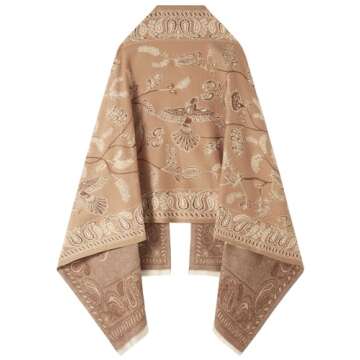 nratto Luxurious Pashmina Shawl Wrap for Evening Dress - Perfect Gift for Women in Yellow