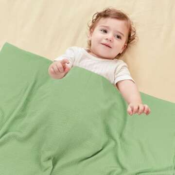 SERAPHY Muslin Swaddle Blankets for Newborns, Soft & Breathable