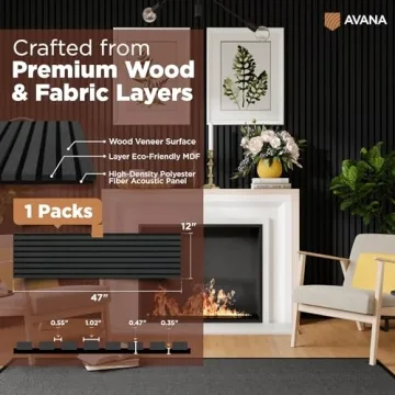 Avana Acoustic Wood Wall Panels for Stylish Soundproofing