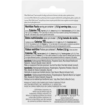 Wilton Edible Glitter Pink Hearts, Perfect for Parties