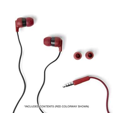Skullcandy Ink'd+ Wired Earbuds with Mic - Black
