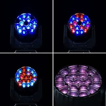 SHEHDS 19X20W Moving Head Lights for Professional DJs