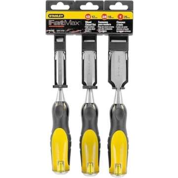 Stanley 16-970 FatMax Chisel Set for Precision Woodworking