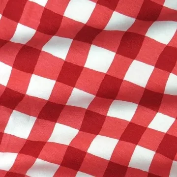 HonestBaby Family Matching Holiday Pajamas Organic Cotton, Women, Kids, Toddlers, Baby Boys, Girls, Unisex Pets, Painted Buffalo Check Red, Men's Large