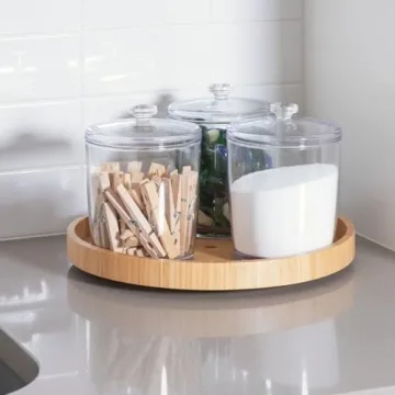 mDesign Laundry Storage Jars for Detergent & Essentials 3 Pack