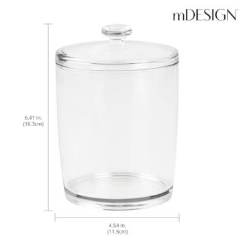 mDesign Laundry Storage Jars for Detergent & Essentials 3 Pack