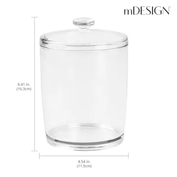 mDesign Laundry Storage Jars for Detergent & Essentials 3 Pack