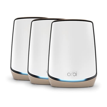 NETGEAR Orbi Tri-Band WiFi 6 Mesh Network System with Advanced Security