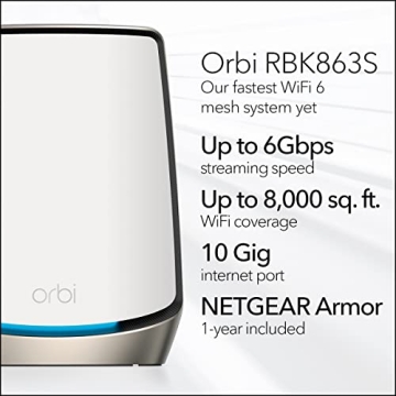 NETGEAR Orbi Tri-Band WiFi Mesh Network System