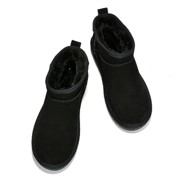 Project Cloud Water Resistant Suede Ankle Boots for Women