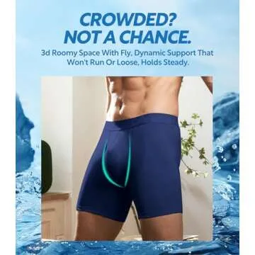 DAVID ARCHY Men’s Underwear Boxer Briefs Soft Comfortable Underwear Boxer Briefs for Men Breathable Moisture-Wicking 4 Pack (XL, Black/Dark Gray/Navy Blue/Heather Gray - 5.5" in 4 Pack)