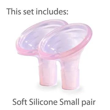 Pumpin' Pal Breast Pump Flanges (Set Medium, S,M,L Pairs) for Medela, Lansinoh, Hygeia - This Set Does not fit in Spectra Flanges
