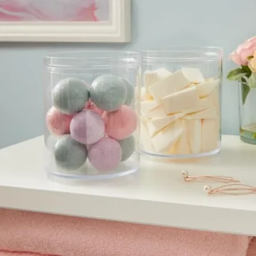 STORi Bella Scrunchie Holder Stackable Clear Storage