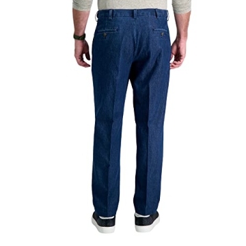 Haggar Classic Fit Denim Trousers for Men