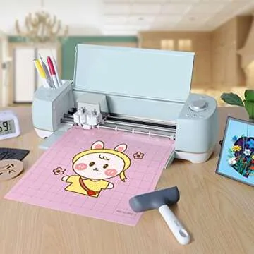 REALIKE 12x12 FabricGrip Cutting Mat for Cricut Maker 3/Maker/Explore 3/Air 2/Air/One(3 Mats), Fabric Adhesive Sticky Cut Mats Replacement Accessories for Cricut