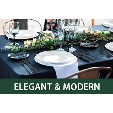 24-Piece Black Silverware Set with Steak Knives, Black Flatware Set for 4, Food-Grade Stainless Steel Tableware Cutlery Set, Mirror Finished Utensil Sets for Home Restaurant