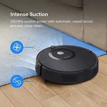 Roborock E5 Robot Vacuum with 2500Pa Suction and APP Control