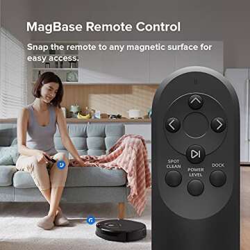 roborock E5 Robot Vacuum Cleaner with 2500Pa Strong Suction, APP Total Control, Carpet Boost, Ideal for Large Homes with Pets, Compatible with Alexa