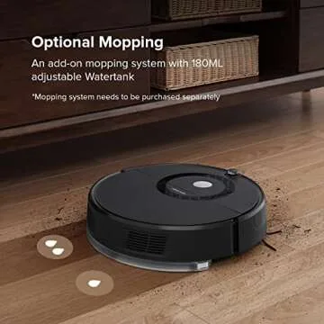 Roborock E5 Robot Vacuum with 2500Pa Suction and APP Control