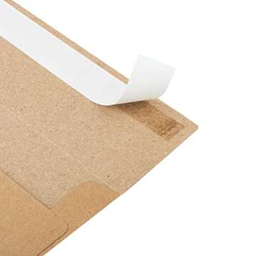 50 Pack Kraft Envelopes 4 x 6 Inch Brown Envelopes,A4 Envelopes, Card Envelopes, Kraft Paper Envelopes, Invitation Envelopes, Postcard Envelopes (Brown)