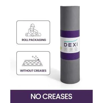 DEXI Ultra Absorbent Bath Mat, Quick Dry Bathroom Rug, Thin Non Slip Carpet for Shower Sink Bathtub Kitchen Floor, 16x24, Dark Grey