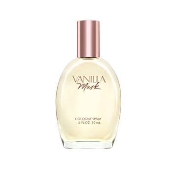 Vanilla Musk Cologne Spray, Vegan Formula, Warm Cozy Vanilla Scent, 1.6 oz