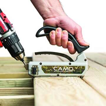 CAMO MARKSMAN Pro, Deck Tool for Edge Fastening Installation, 3/16" Spacing, Fits 5-1/4-5-3/4" Compo...