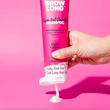 Marc Anthony Strengthening Biotin Shampoo, Grow Long Anti-Frizz, Anti-Breakage & Nourishing Formula For Split Ends - Vitamin E, Caffeine & Ginseng for Dry & Damaged Hair