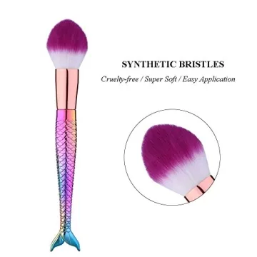 Unicorn Makeup Brush Set Perfect for Blending and Gifting