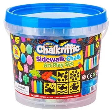 Creative Kids Sidewalk Chalk Art Set for Boys & Girls