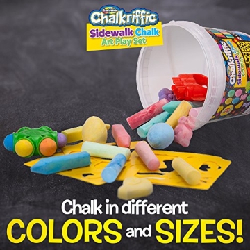 Creative Kids Sidewalk Chalk Art Set for Boys & Girls