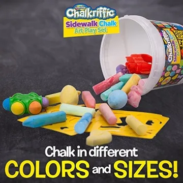 Creative Kids Sidewalk Chalk Art Set for Boys & Girls