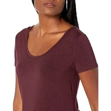 Daily Ritual Women's Jersey Short-Sleeve Scoop Neck Longline T-Shirt