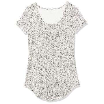 Daily Ritual Women's Jersey Short-Sleeve Scoop Neck Longline T-Shirt