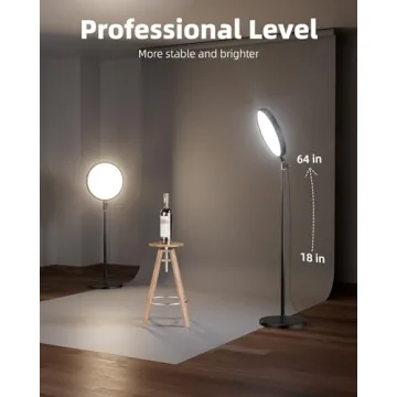 Weilisi 6500K Full-Screen Ring Light with Stand