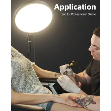 Weilisi 6500K Full-Screen Ring Light with Stand