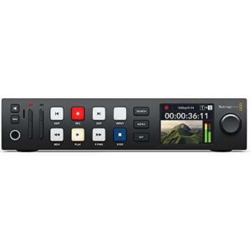 Blackmagic Design HyperDeck Studio HD Plus Bundle - Capture Stunning 4K Video