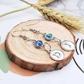 2 Sets(52 pcs) Alloy A-Z Initial Alphabet Letter Mixed Charms Pendants for DIY Jewelry Making,Bracelet and Crafting,Silver