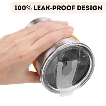 Yummy Sam Stainless Steel Cups with Straws and Lids,12oz Spill-proof Kids Tumblers Dishwasher Safe, Unbreakable Metal Toddler Cups with Heat-insulated Sleeves for Cold and Hot drinks.5 Pack